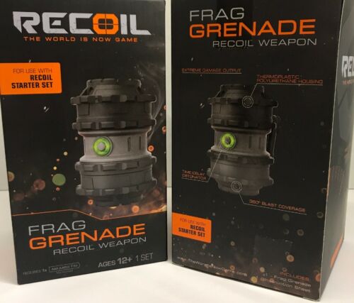 Frag Grenade Recoil Weapon Lot of (2) for Use With Recoil Starter Set Laser Tag