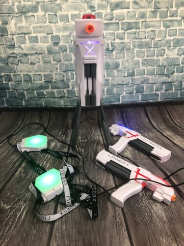 LASER X Blasters - 2 Player Laser Tag Gaming Set W/Gaming Tower! Great Condition