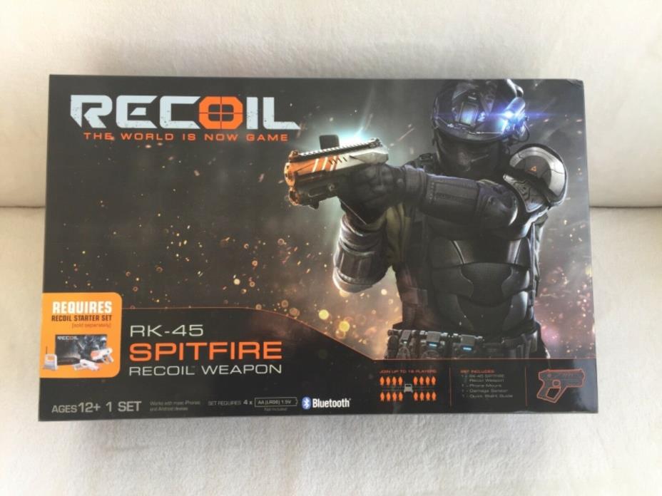 RK-45 Spitfire Recoil Weapon Set Bluetooth Game / New in Sealed Box