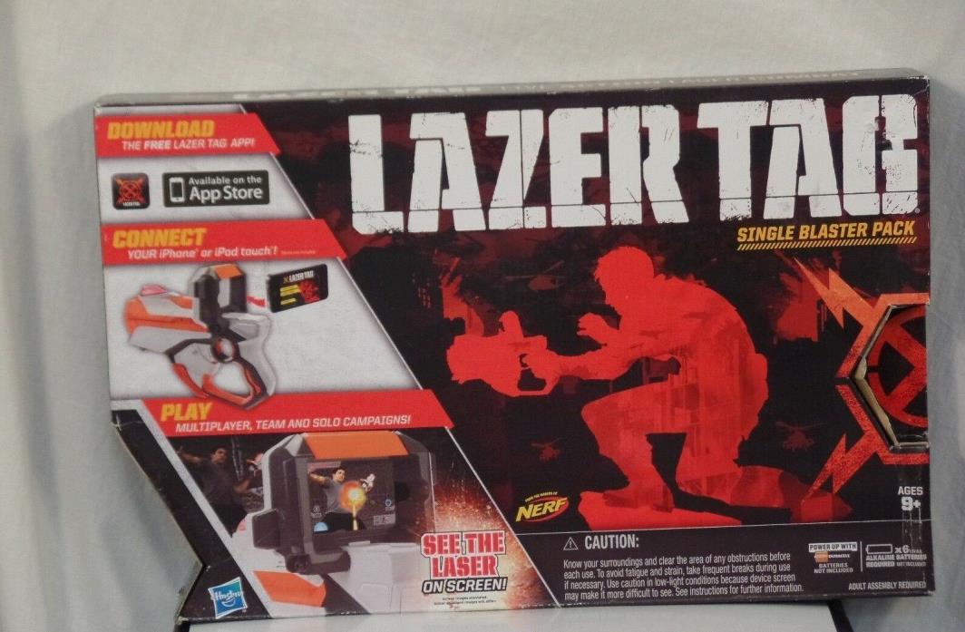 LAZER TAG Single Blaster Battle Pack Nerf works with Iphone or Ipod LASER New