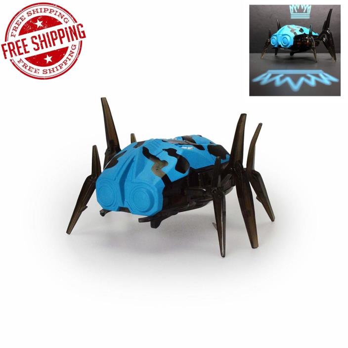Robot Spider Bug Electronic Moving Target Aim Practice With USB Charger Blue