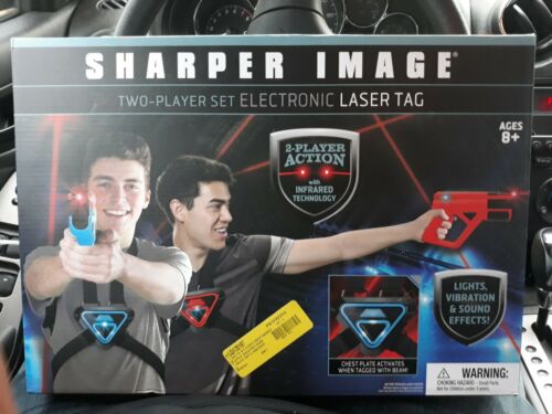 Laser Tag Sharper Image Two-Player Set W/ Infrared Technology NEW