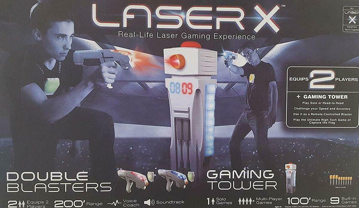 Laser X Double Blasters Gaming Tower Real Life Laser Gaming Experience