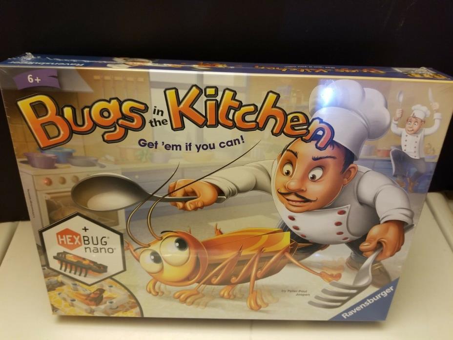 Ravensburger Bugs in the Kitchen - Children's Board Game Interactive Nano Bug