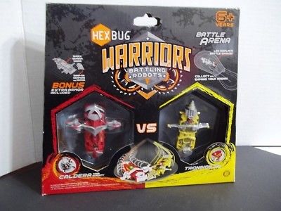 HEXBUG Warriors Battling Robots Battle Arena Caldera vs Tronikon New Sealed