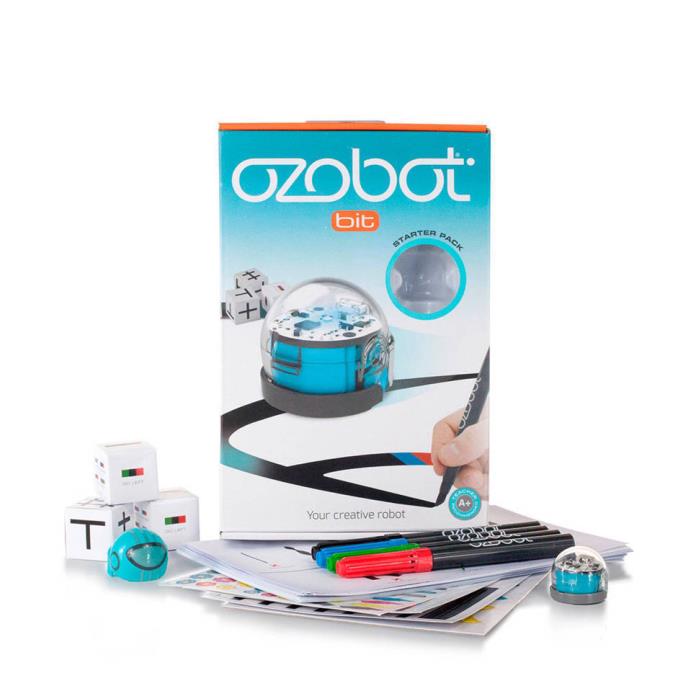 Ozobot 2.0 Bit Starter Pack Smart Robot New Blue STEM Coding Robotics USA Seller
