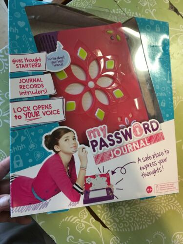 GIRL TECH PASSWORD JOURNAL ELECTRONIC DIARY VOICE ACTIVATED LOCK