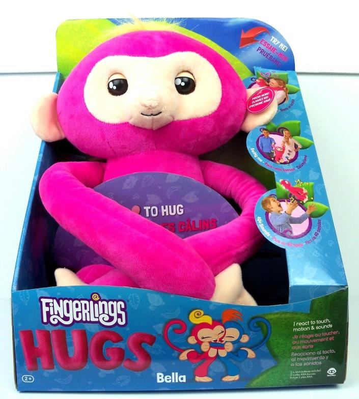 Fingerlings Bella Pink Baby Monkey 100 Authentic WowWee Fingerling NIB