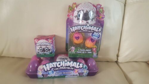 HATCHIMALS SEASON 4 COLLEGGTIBLES egg carton + 2 pack + one pack NEW in package