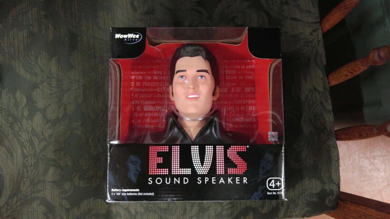 WowWee Alive Elvis Sound Speaker Year 2007 BNIB