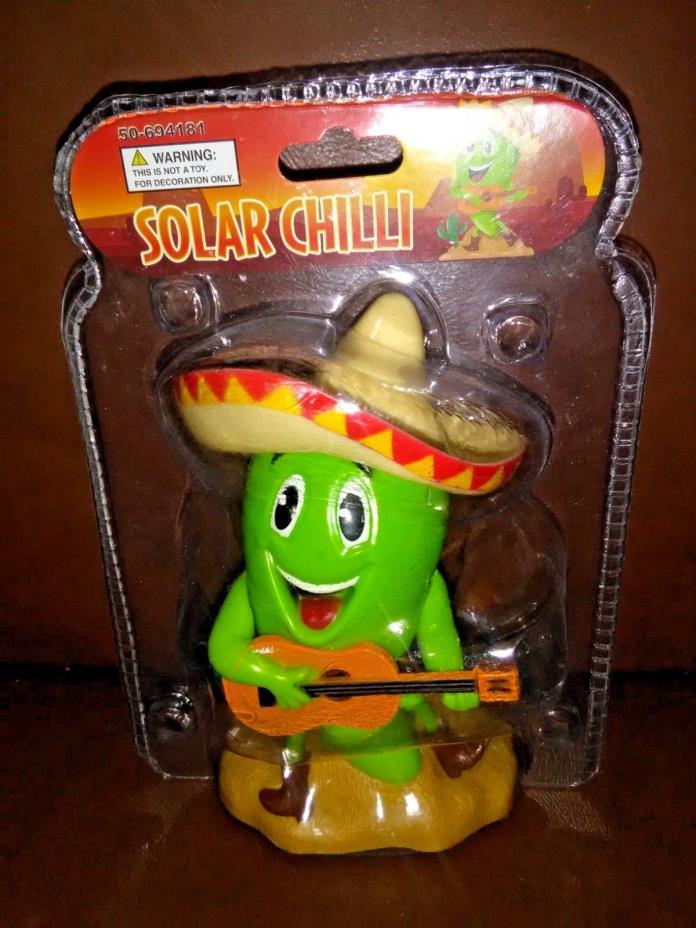 Solar Power Dancing Toys Green Chili Pepper