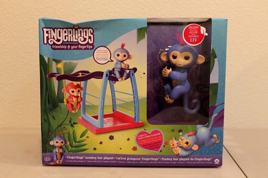 FINGERLINGS MONKEY BAR PLAY SET WITH EXCLUSIVE BABY 