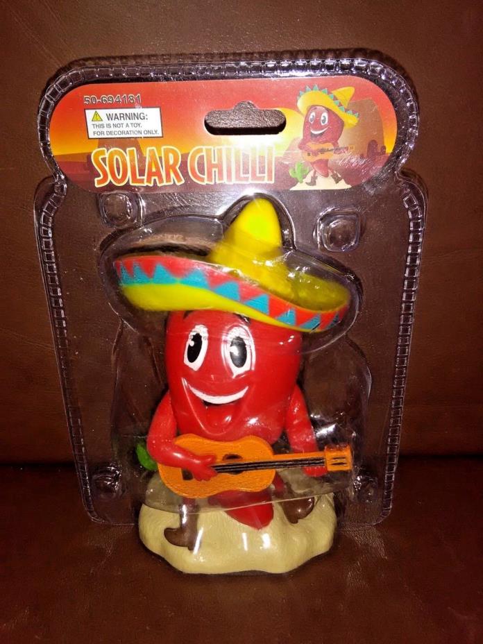 Solar Power Dancing Toys Red Chili Pepper
