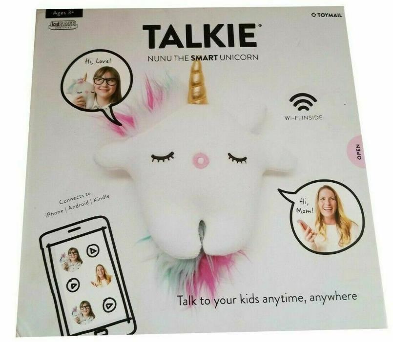 NEW Talkie NUNU The Smart Unicorn - Two Way Voice Chat for Kids