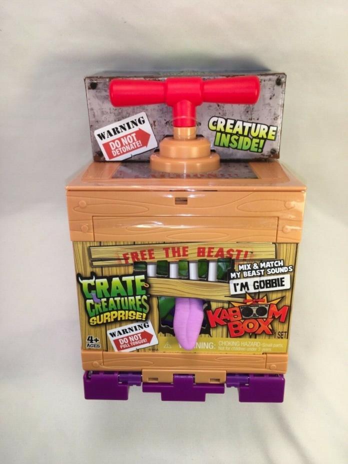 Crate Creatures Surprise! Kaboom Box – Gobbie Mix N Match Creature Figurine NIB