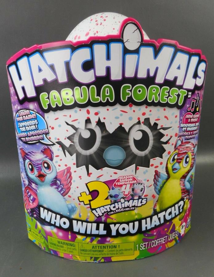 *NEW* Hatchimals Fabula Forest Hatching Egg + 2 Bonus Colleggtibles