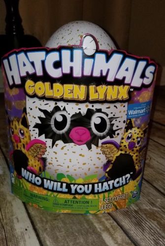 Hatchimals Golden Lynx Cat Egg Hatch Surprise! Exclusive Walmart, Sealed New