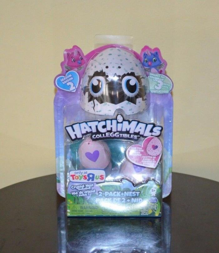 Hatchimals CollEGGtibles Owlicorn 2 Pack with Crystal Nest Toys R Us EXCLUSIVE