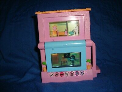 Pixel chix House 2 Story rooftop Pool Interactive Electronic 2006 Mattel #K5447