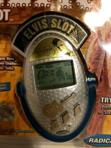 ELVIS Handheld Talking Slot Machine Game by Radica Vegas Slots Challenge