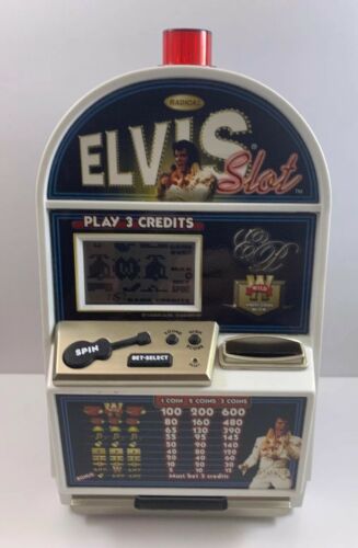 Radica Electronic Elvis Slot Gaming Machine Game With Sound & Light Effects 2000