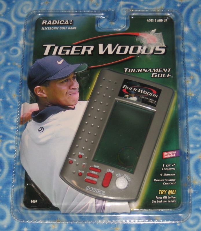 New Sealed 1999 Tiger Woods Tournament Golf Electronic Game Radica Model 8007
