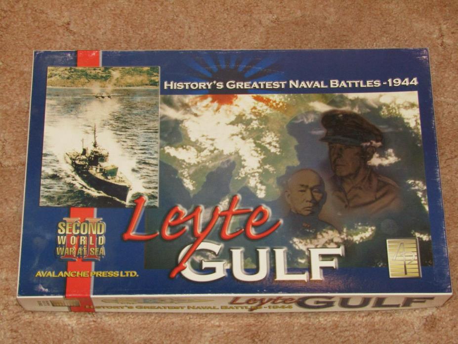 Leyte Gulf board war game Avalanche Press unpunched complete