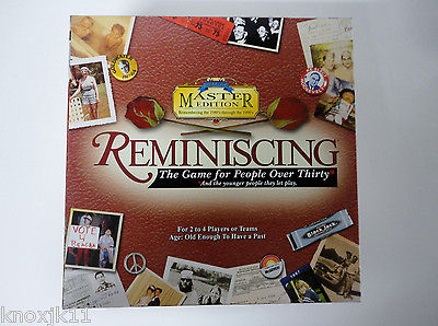 MINT Deluxe Master Edition REMINISCING BOARD GAME 1940's to 1990's Made In USA!