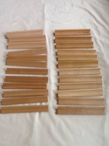 24 SCRABBLE Tile Holders Wooden Wood Trays  Arts Crafts Projects Replacements