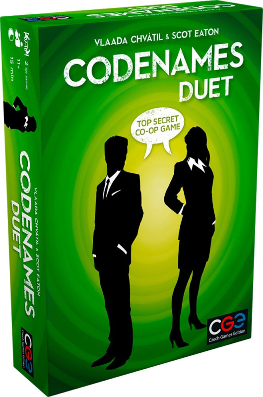 Codenames Duet Two Players 400 New Words Deduction Cooperative Gameplay Gift