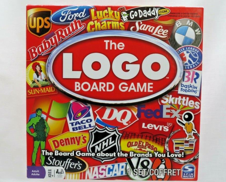The Logo Board Game Spin Masters Brand Names Excellent