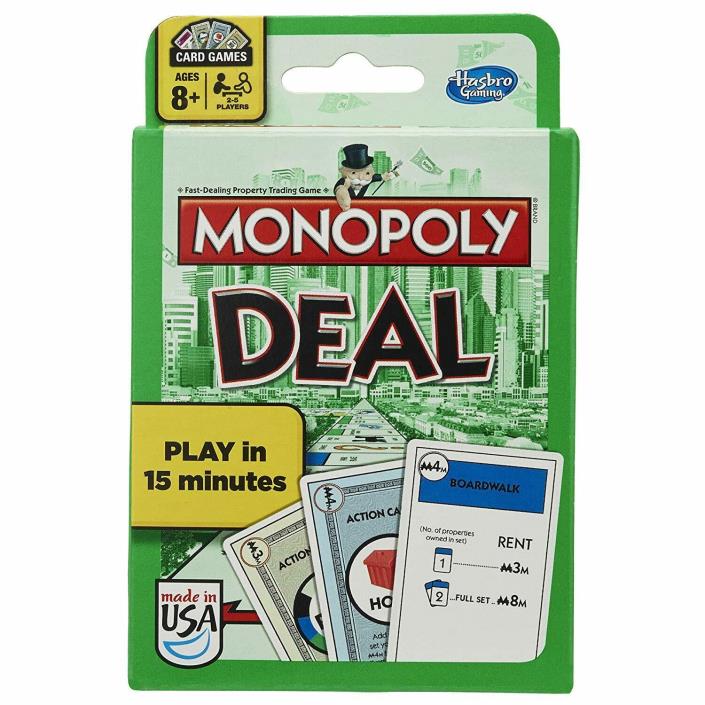 Monopoly Deal Card Game Hasbro