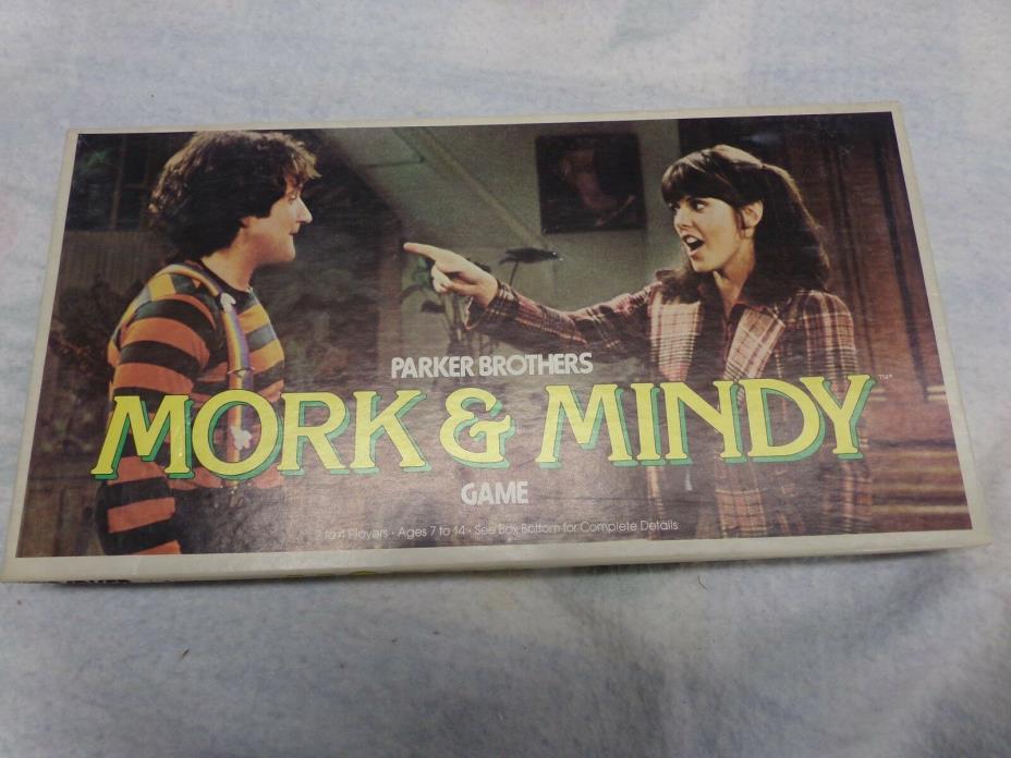 Vintage MORK & MINDY Board Game 1979 - Good Condition Complete