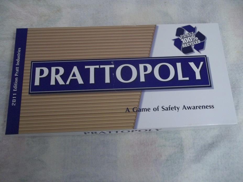 Prattopoly Board Game Safety Awareness 2011 Edition Complete
