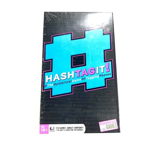 Hashtag It Card Game - Endless Games The Hilarious Game Of Tagging Photos NEW