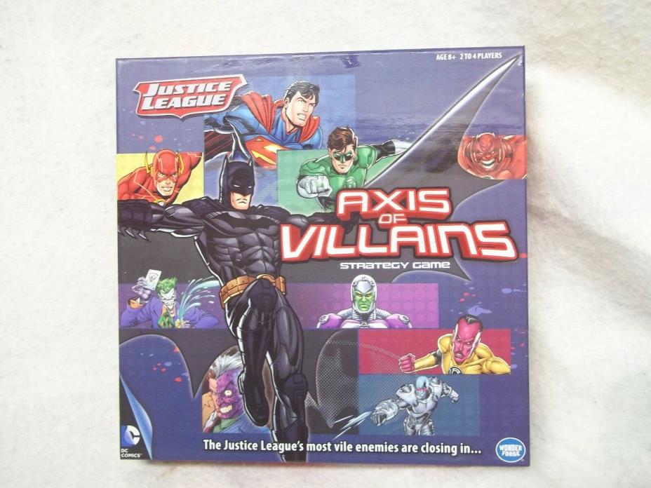 Justice League Axis of Villains Strategy Game complete, never played.