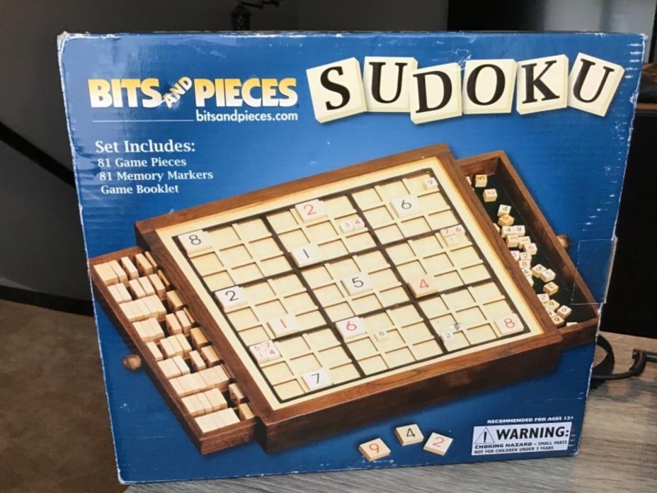 Bits and Pieces - Deluxe Wooden Sudoku Board Game