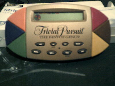 1997 Hasbro Trivial Pursuit-The Best of Genus Battery Operated Game-Instructions
