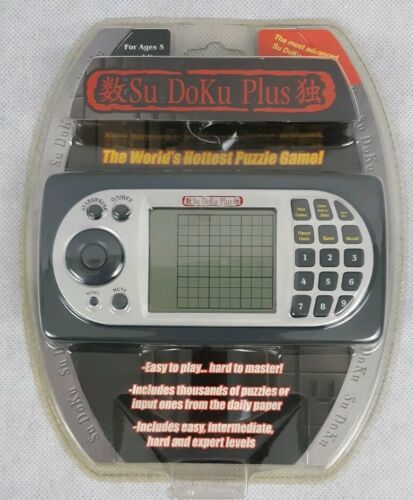 Su Doku Plus Handheld Electronic Sudoku Game Model CL-20 Brand New Sealed