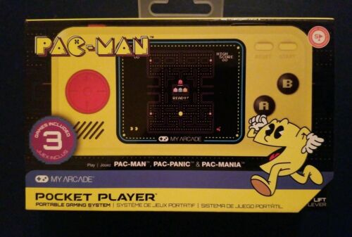 My Arcade Pac Man Pocket Player, Hand Held Gaming System. Sealed Box
