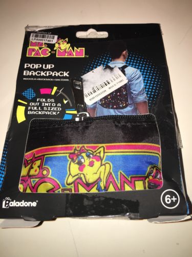 MS. PAC MAN POP-UP Backpack.