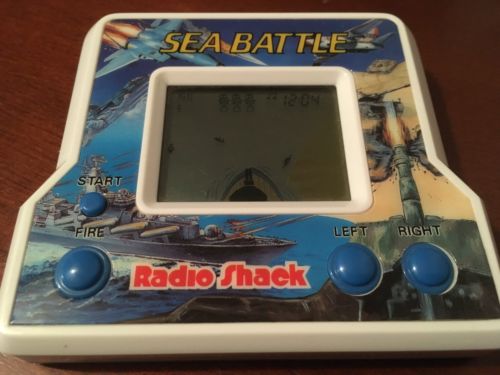 Radio Shack Vintage LCD Sea Battle Game