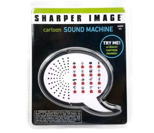 Sharper Image Cartoon Sound Machine Fun Gift Idea Voice New and Sealed