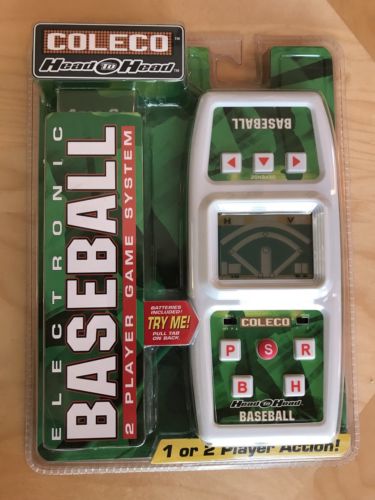 Coleco 2005 head 2 head baseball electronic hand held game NIB Vintage Rare Seal