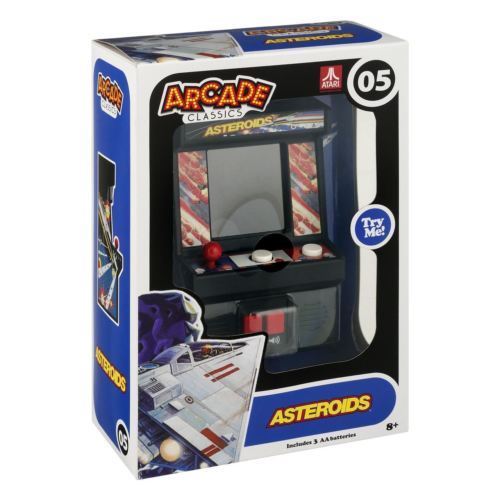 Arcade Classics Asteroids Mini Arcade Game Atari Machine Retro Toy Gaming