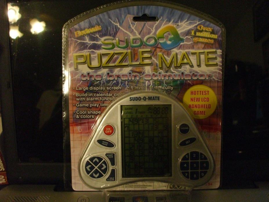 Sudoku Puzzle Mate Hand Held Electronic Game NEW IN SEALED PACKAGE !!!