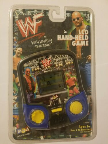 1998 WWF STEVE AUSTIN HAND-HELD LCD GAME MGA NEW