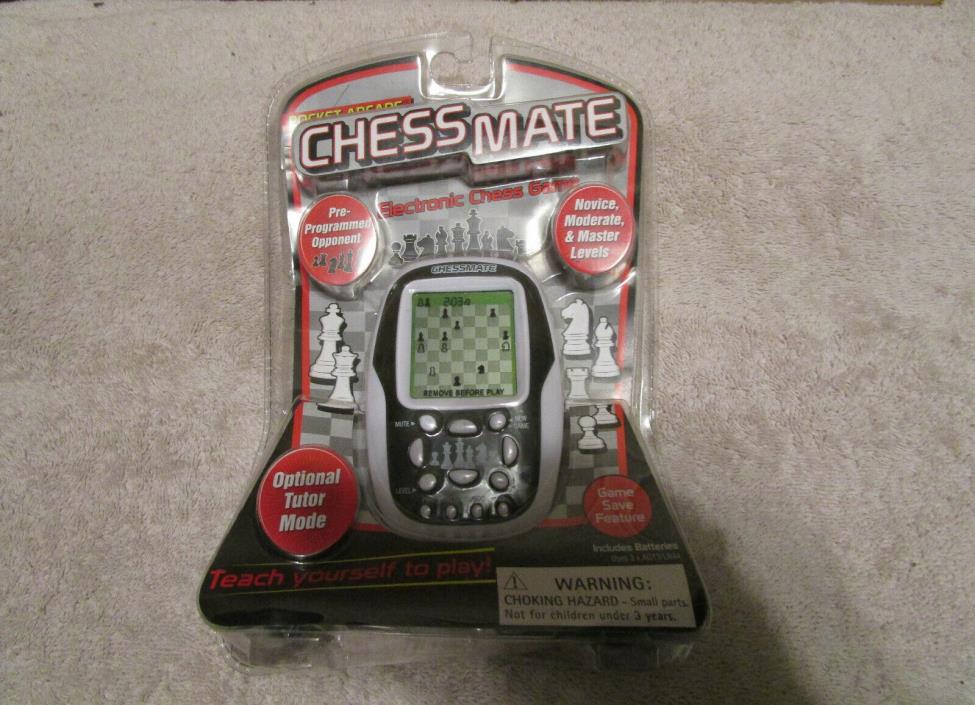 New Sealed  CHESSMATE Electronic Handheld Travel Game Pocket Size