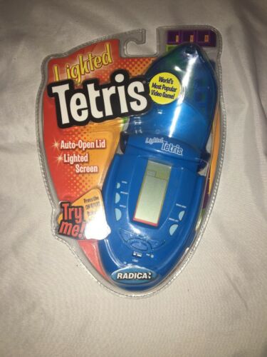 Mattel Lighted Tetris NIB Hand Held All Time Great Games