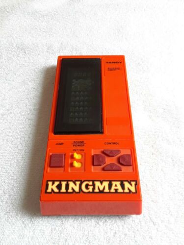 Vintage Tandy KINGMAN Handheld VFD Multicolor Electronic Game Donkey KONG Clone